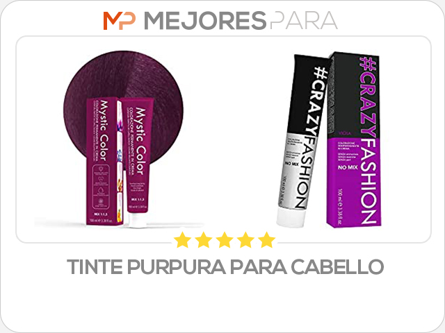 tinte purpura para cabello