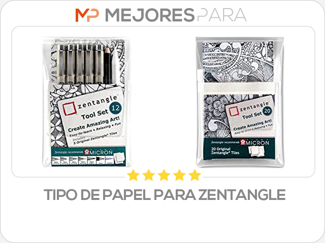 tipo de papel para zentangle