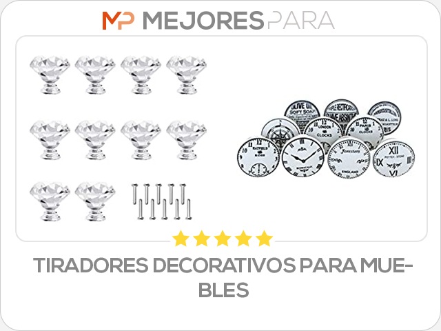 tiradores decorativos para muebles