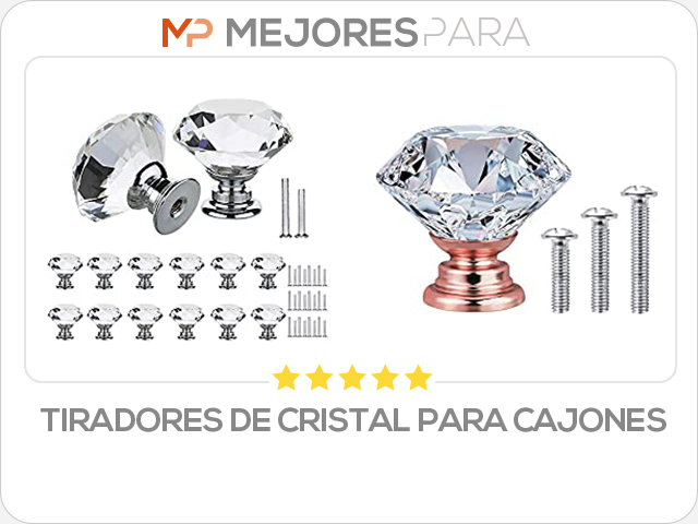 tiradores de cristal para cajones