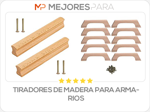 tiradores de madera para armarios