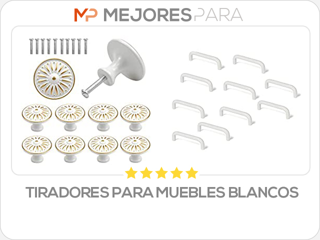 tiradores para muebles blancos