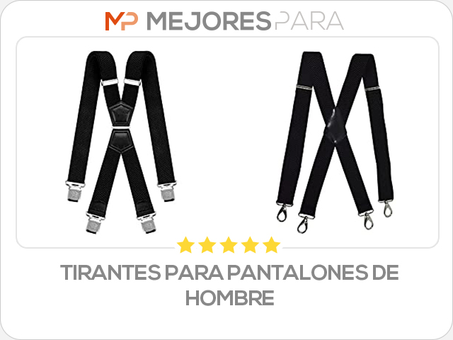 tirantes para pantalones de hombre