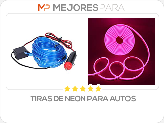 tiras de neon para autos