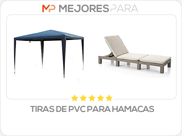 tiras de pvc para hamacas