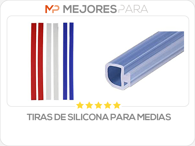 tiras de silicona para medias