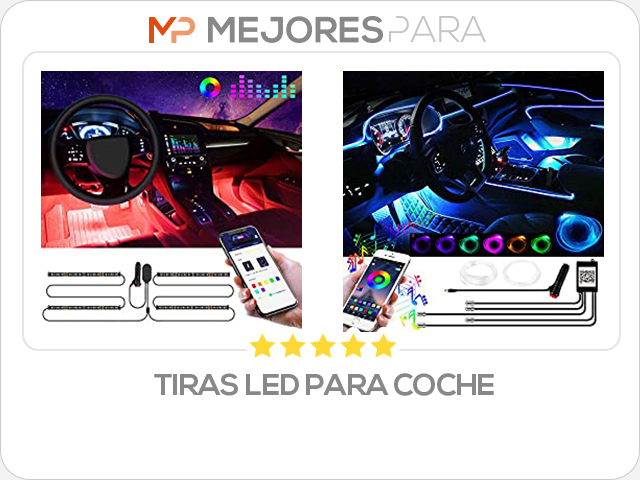 tiras led para coche