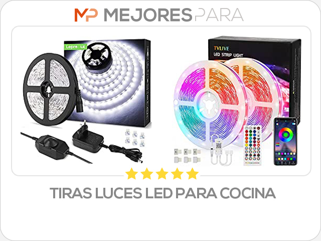 tiras luces led para cocina