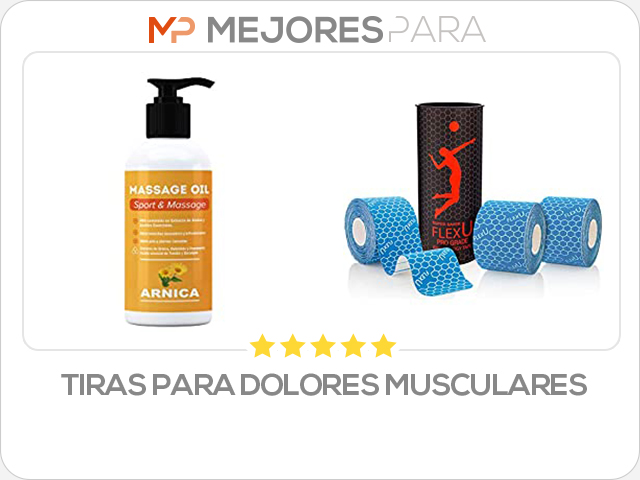 tiras para dolores musculares