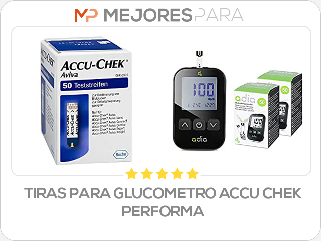 tiras para glucometro accu chek performa