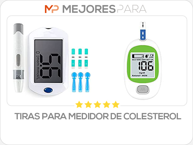 tiras para medidor de colesterol