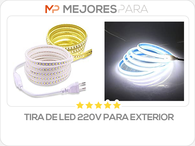 tira de led 220v para exterior