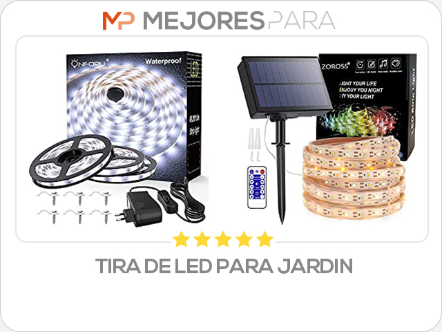 tira de led para jardin