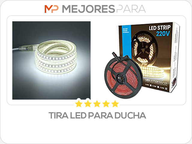 tira led para ducha