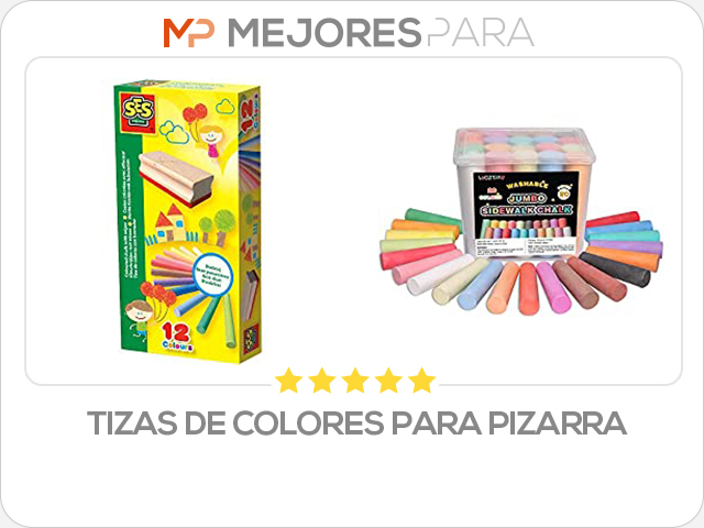 tizas de colores para pizarra