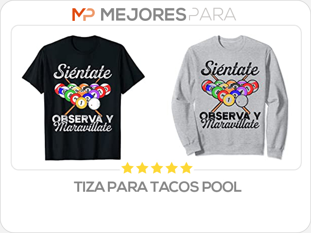 tiza para tacos pool