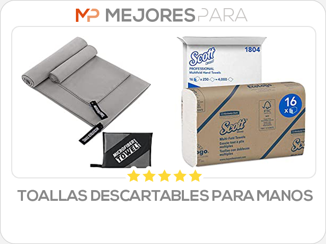 toallas descartables para manos