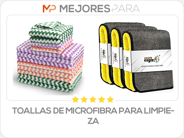 toallas de microfibra para limpieza