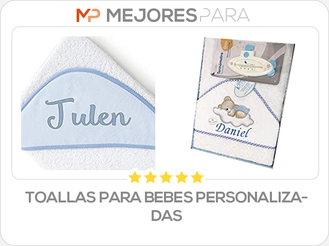 toallas para bebes personalizadas