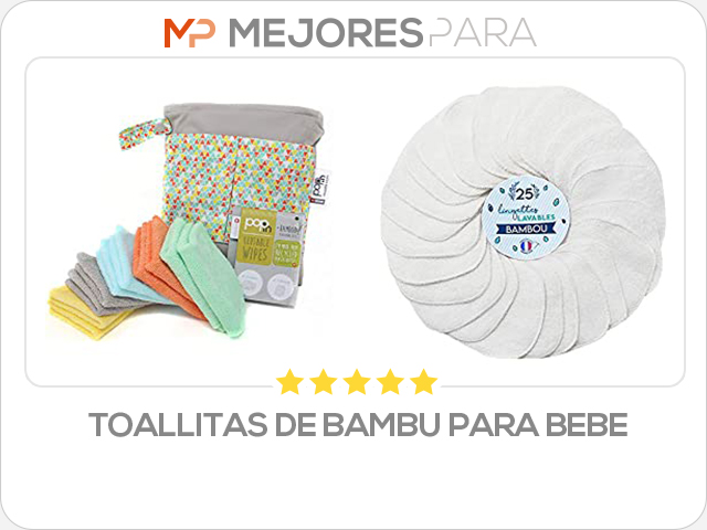 toallitas de bambu para bebe