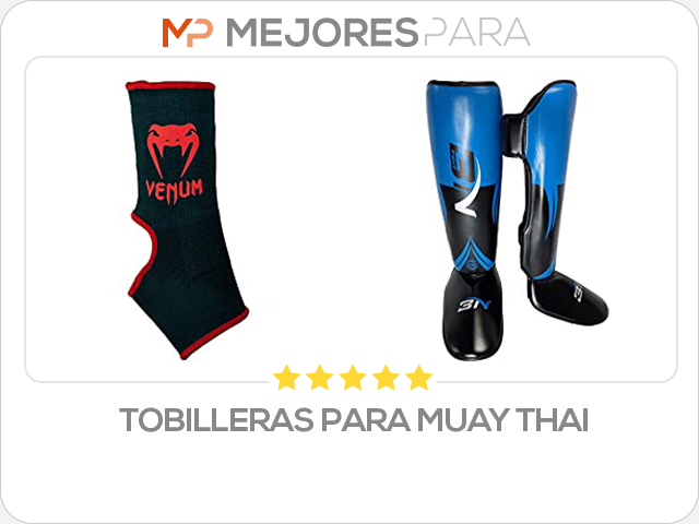 tobilleras para muay thai