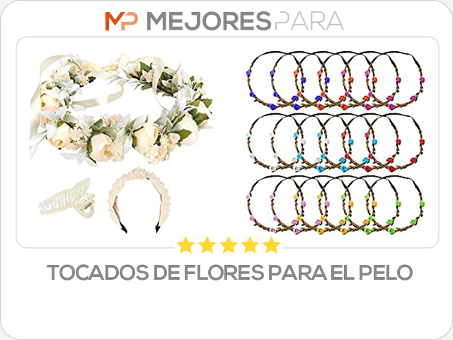 tocados de flores para el pelo