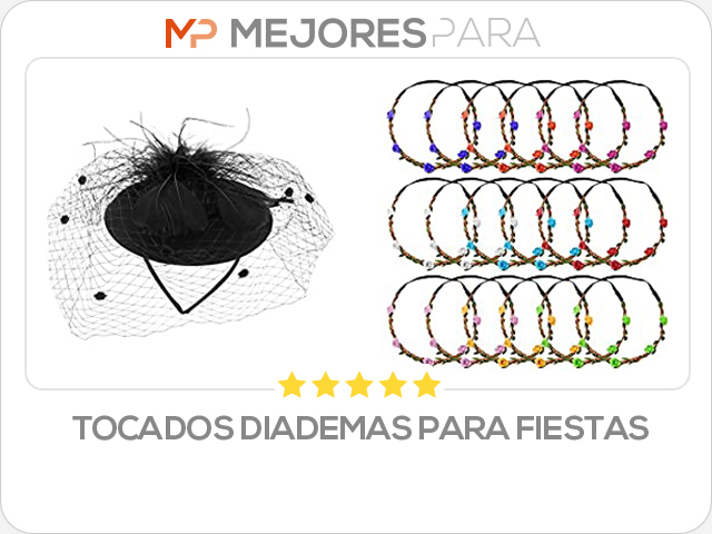 tocados diademas para fiestas