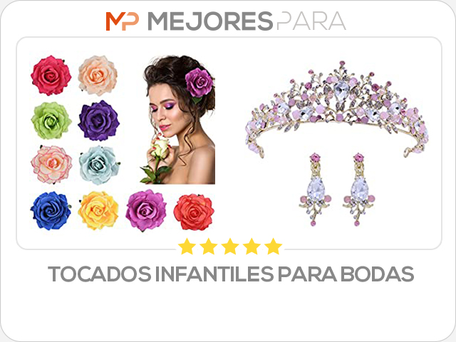 tocados infantiles para bodas