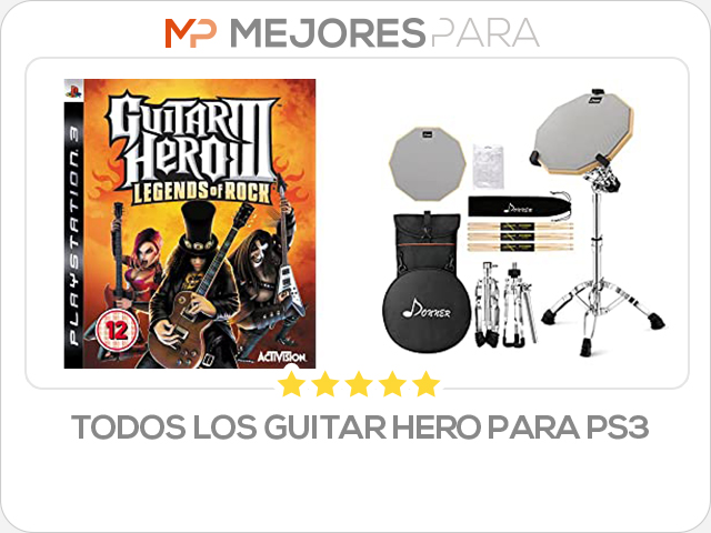 todos los guitar hero para ps3