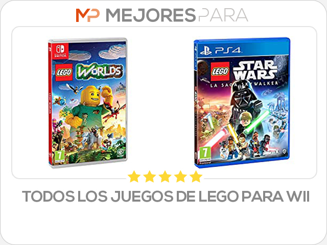 todos los juegos de lego para wii