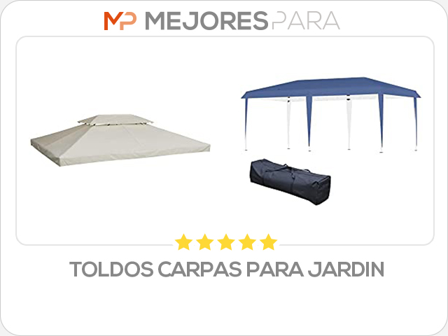 toldos carpas para jardin