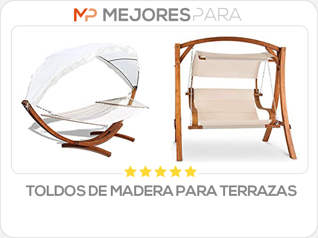 toldos de madera para terrazas