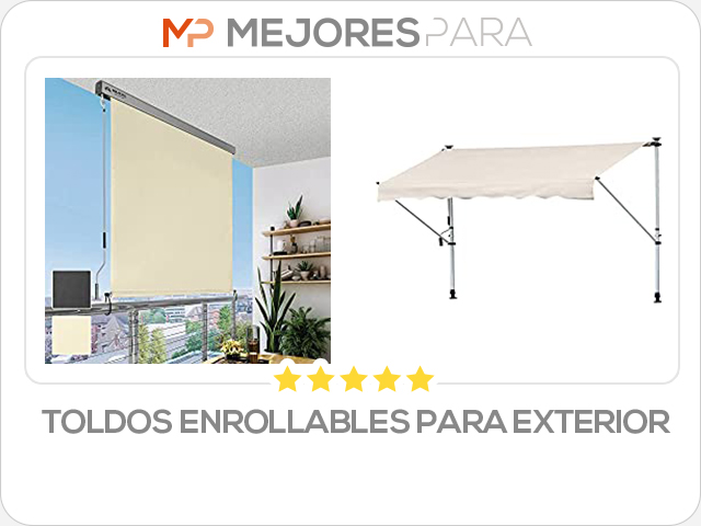 toldos enrollables para exterior