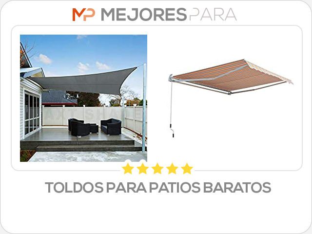 toldos para patios baratos