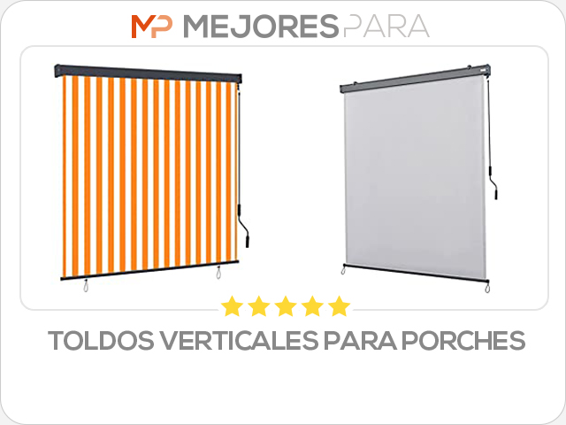 toldos verticales para porches