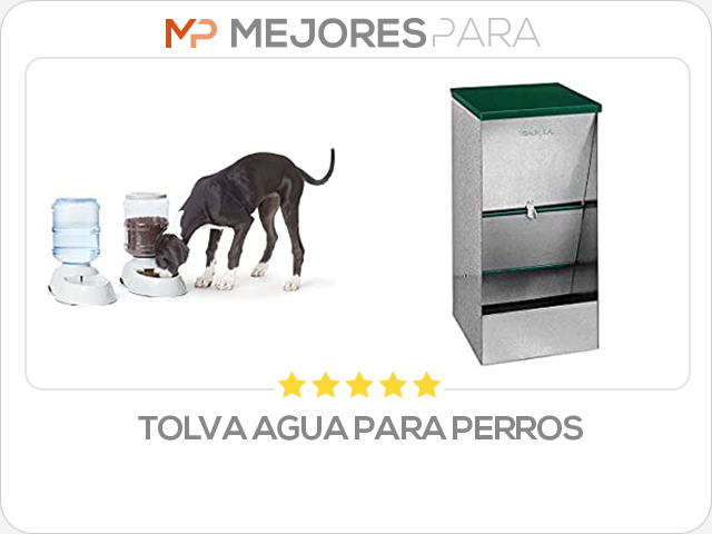 tolva agua para perros