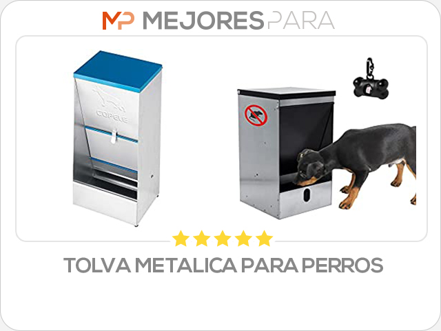 tolva metalica para perros