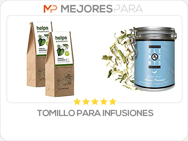 tomillo para infusiones