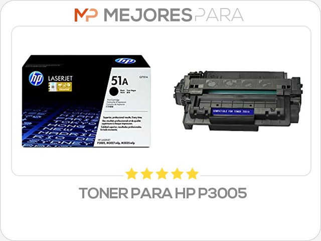 toner para hp p3005