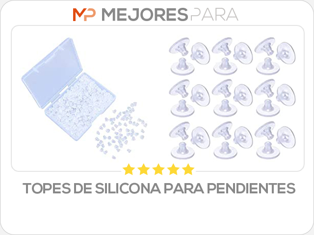 topes de silicona para pendientes