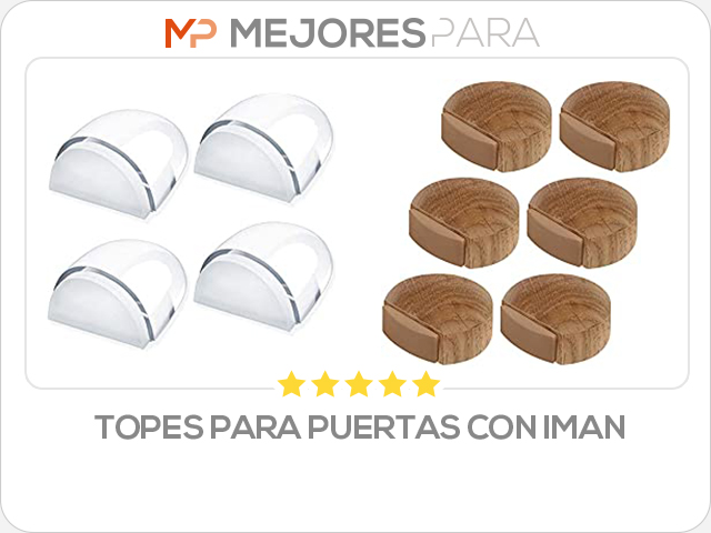 topes para puertas con iman