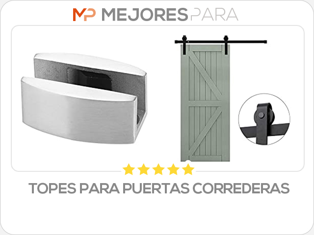 topes para puertas correderas