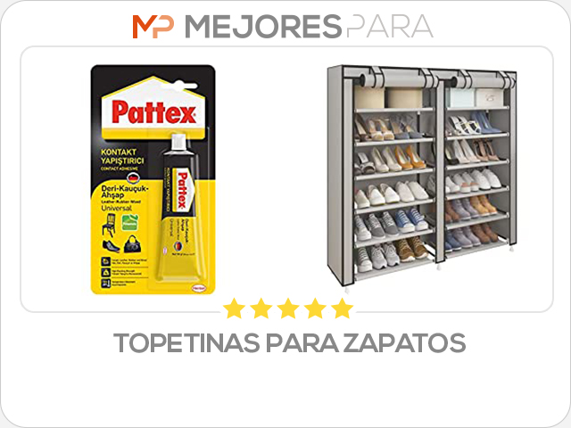 topetinas para zapatos