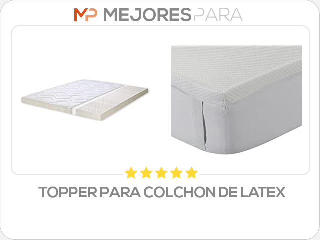 topper para colchon de latex