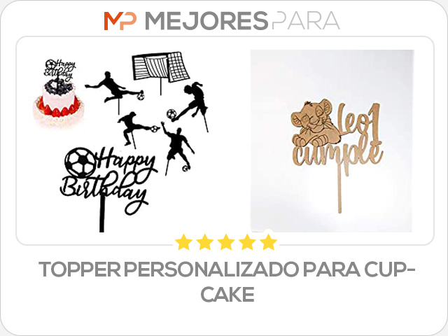 topper personalizado para cupcake