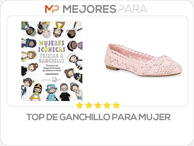 top de ganchillo para mujer