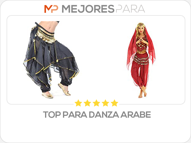 top para danza arabe