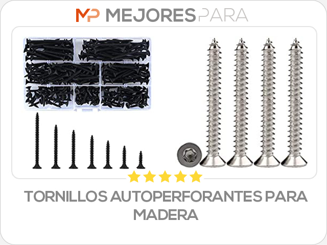 tornillos autoperforantes para madera