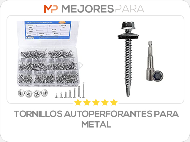 tornillos autoperforantes para metal