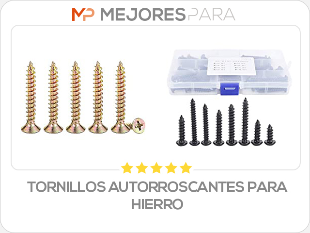 tornillos autorroscantes para hierro